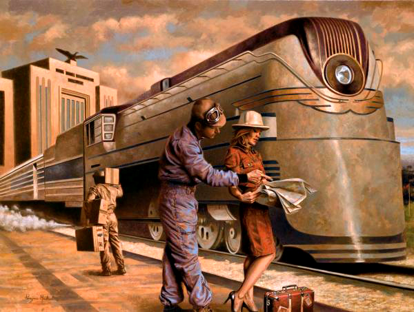 Peregrine Heathcote Oil Paintings