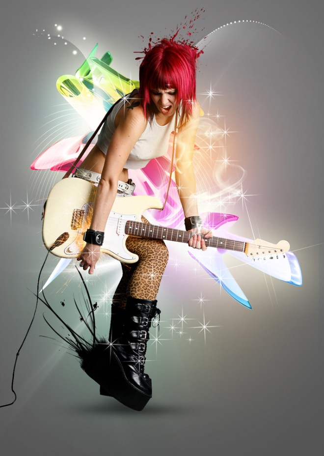 Photoshop Sparkling Effect
