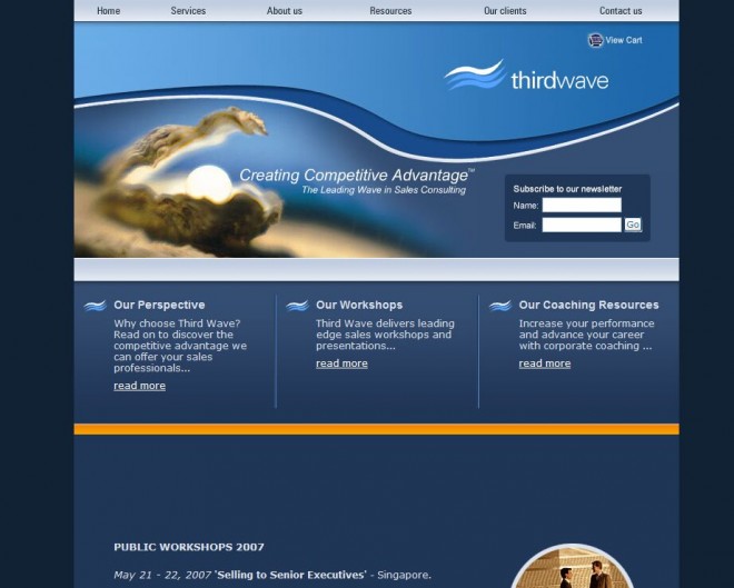 Third wave home page