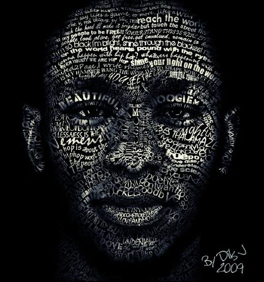 Typography portraits 1