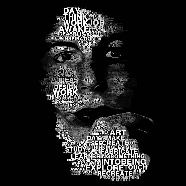 Typography portraits 1