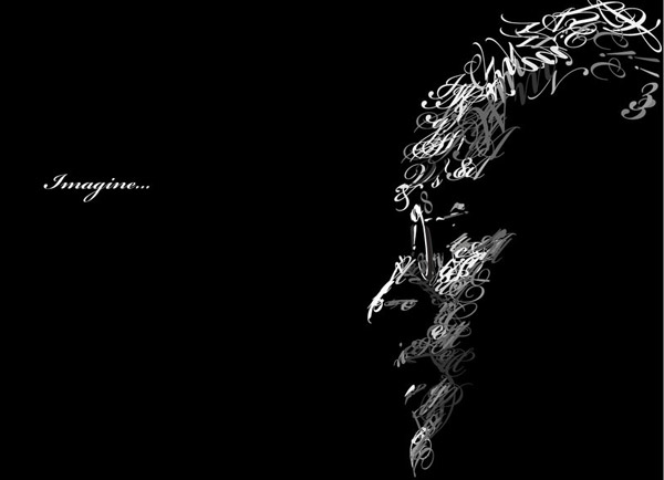 Typography portraits 1
