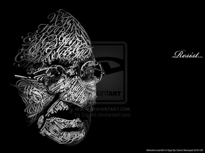 Typography portraits 1