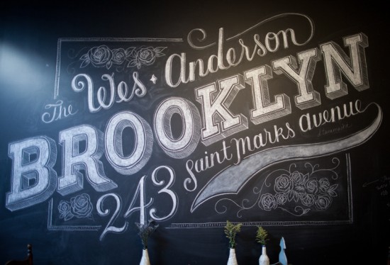 chalk lettering Dana Tanamachi