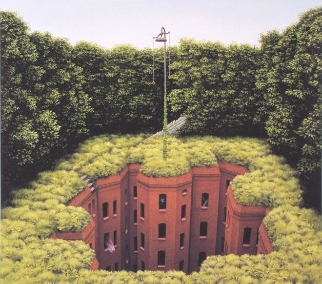 dream world painting jacek yerka