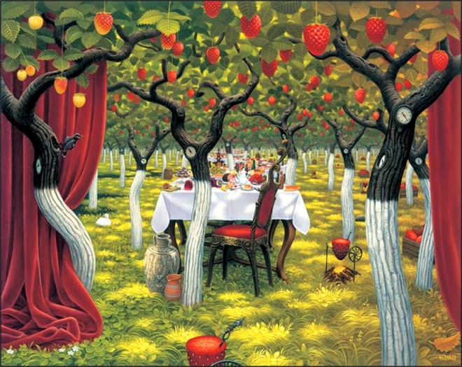 dream world painting jacek yerka