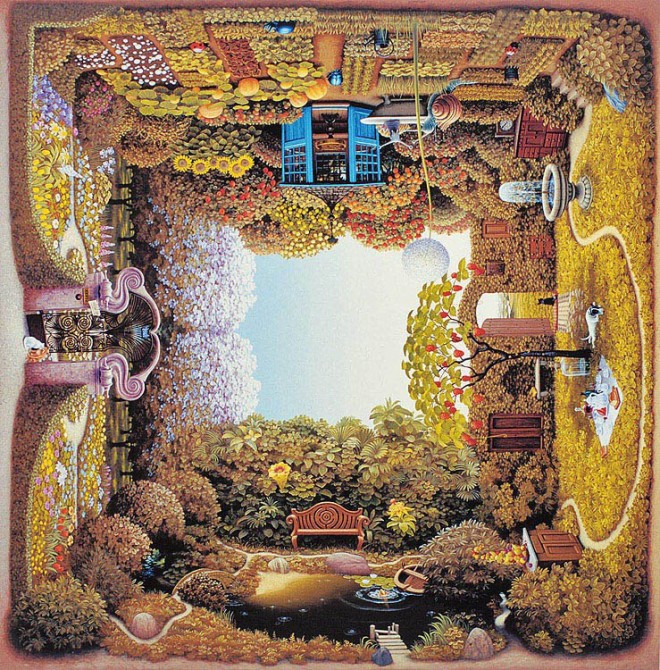 dream world painting jacek yerka