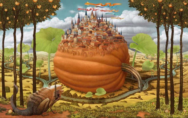 dream world painting jacek yerka
