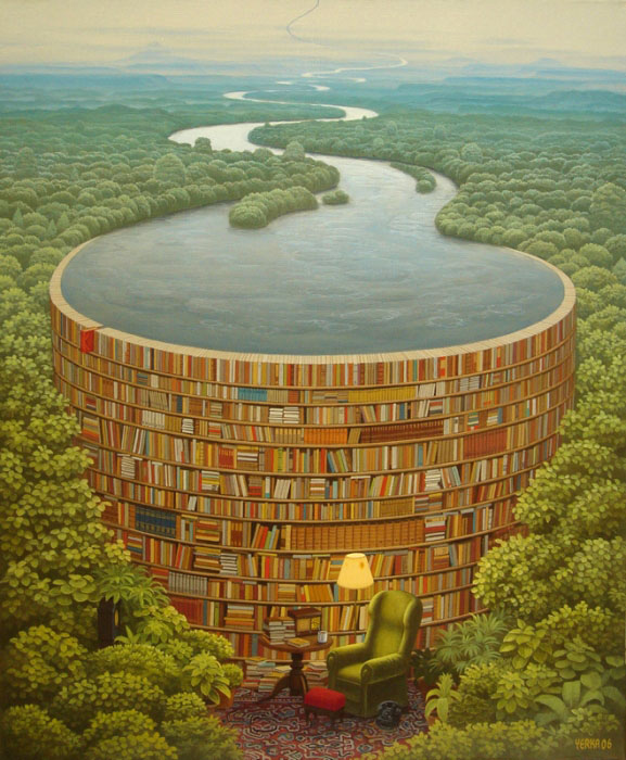 dream world painting jacek yerka