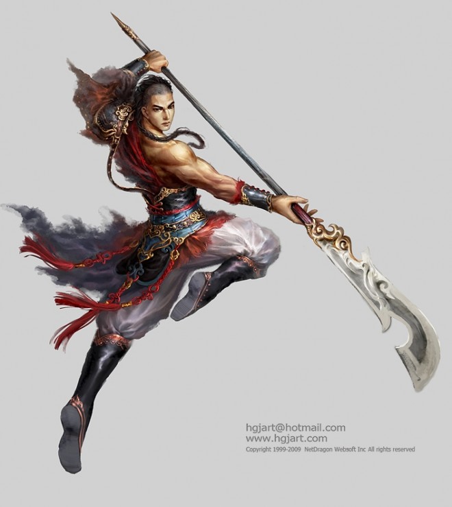 fantasy characters digital paintings guangjian huang