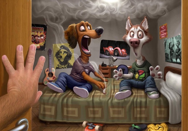 funny illustration tiago webneel com