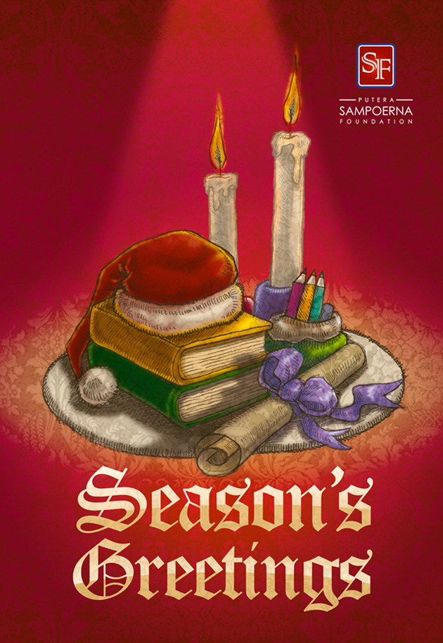 merry christmas greeting card