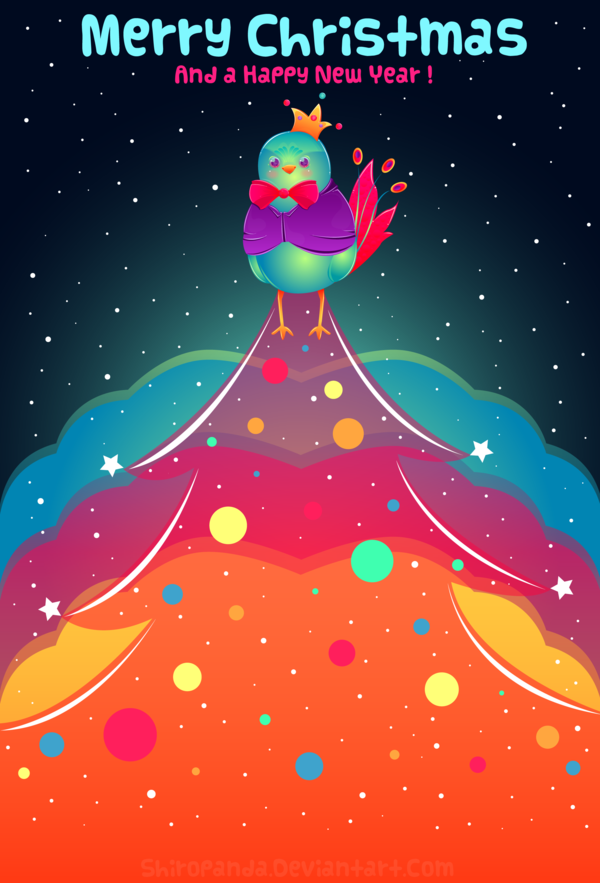 merry christmas greeting card