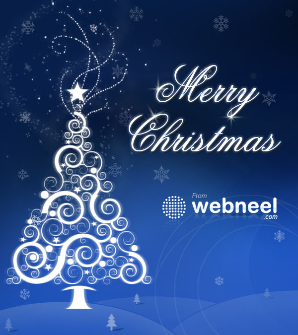 merry christmas greeting card