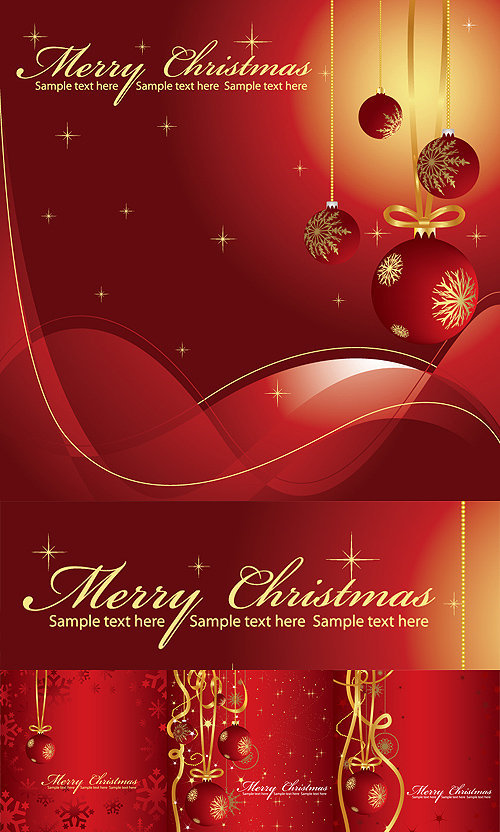 merry christmas greeting card
