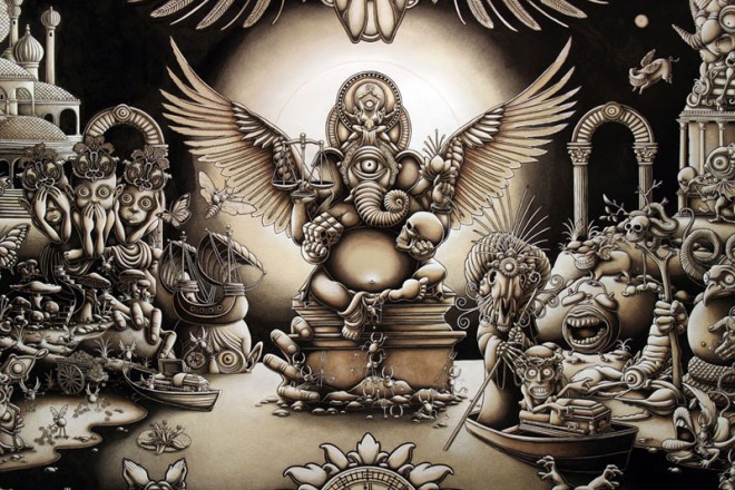 mural mega drawings joe fenton solitude