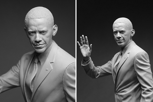 obama Sculputre by Adam Beane