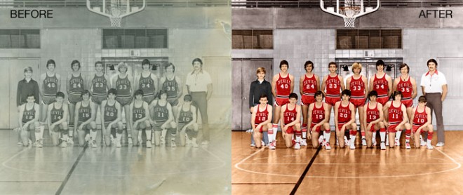 old photo coloring