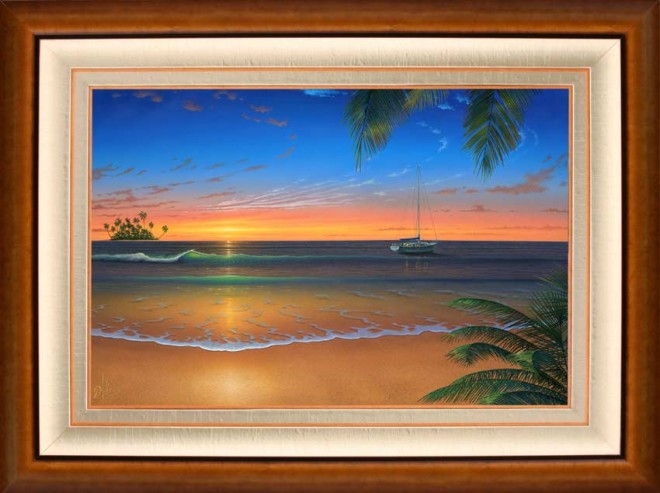 painting sun rise