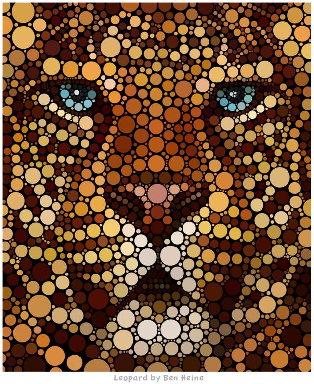 photo manipulation circle dots ben heine