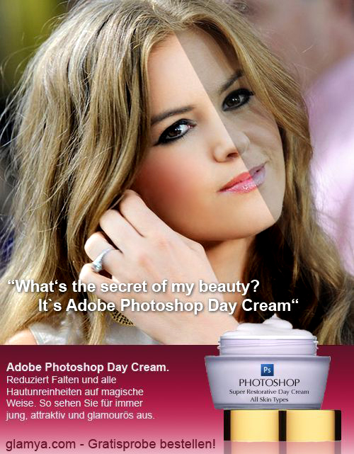 photoshop afterbefore daycream
