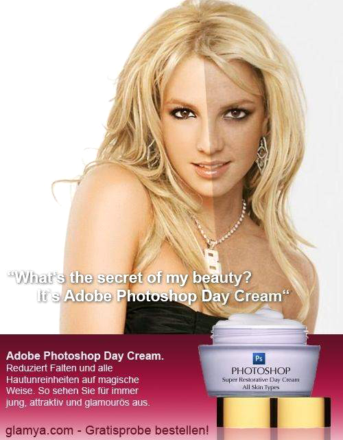 photoshop afterbefore daycream