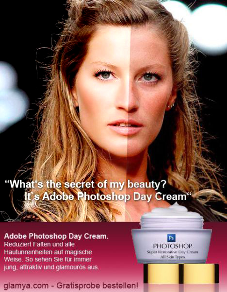 photoshop afterbefore daycream