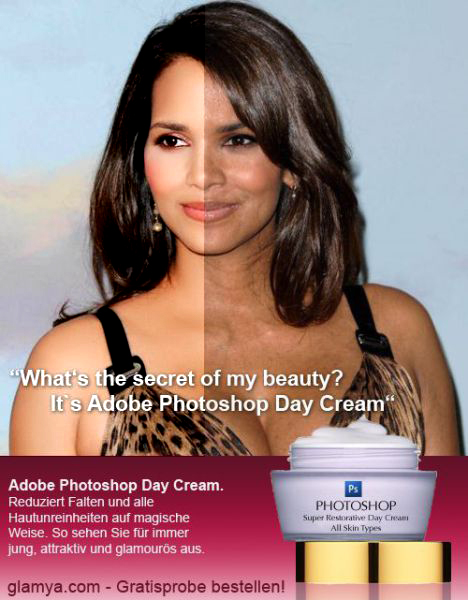 photoshop afterbefore daycream