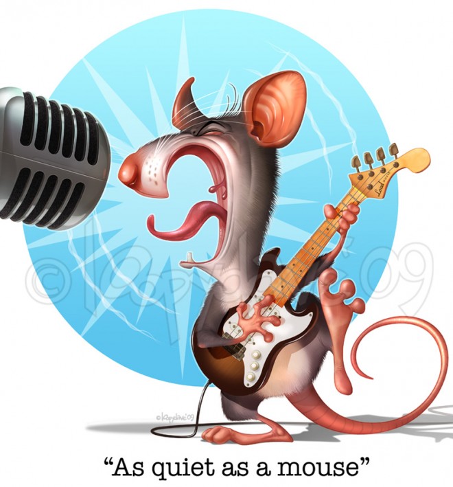 quiet as a mouse by Loopydave
