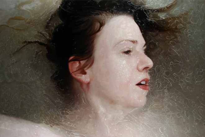 realistic painting glass window alyssa monks