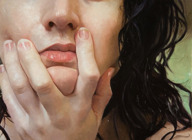 realistic painting glass window alyssa monks
