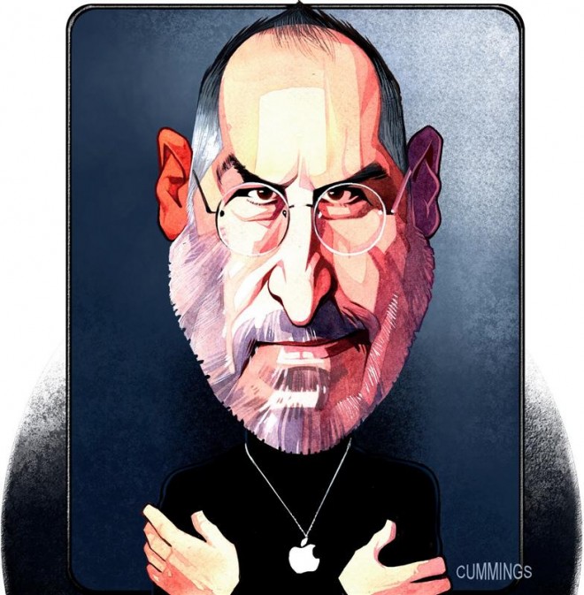 steve jobs dpainting