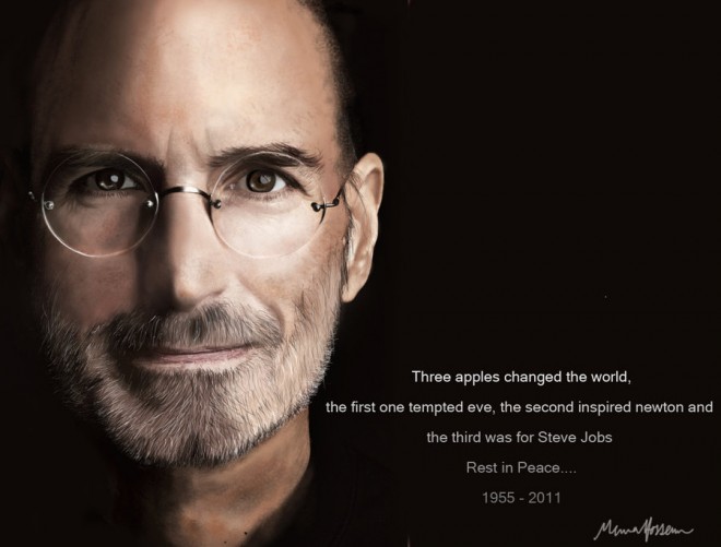 steve jobs painting