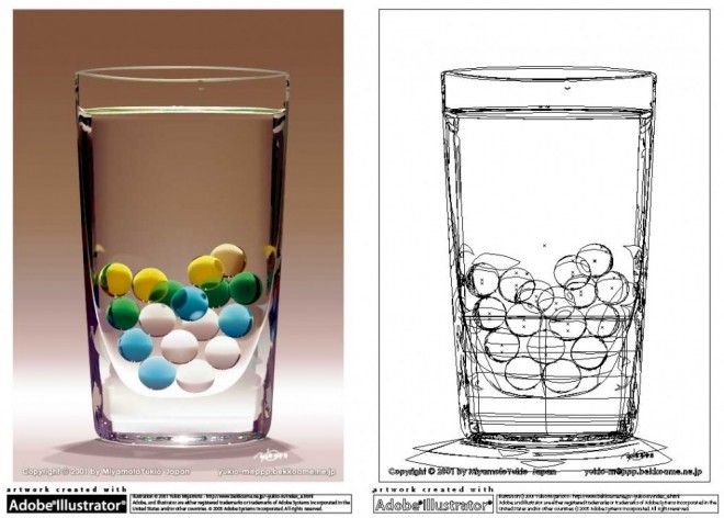 vector illustrator objects