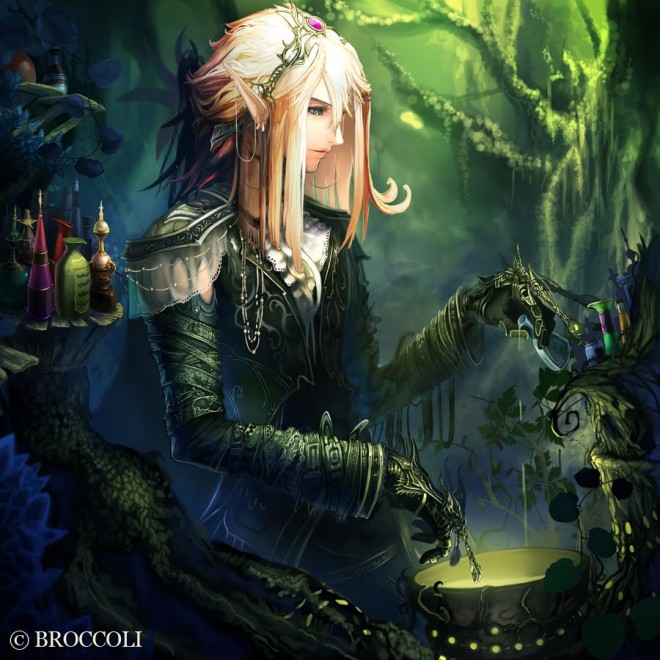 witch digital painting webneel com