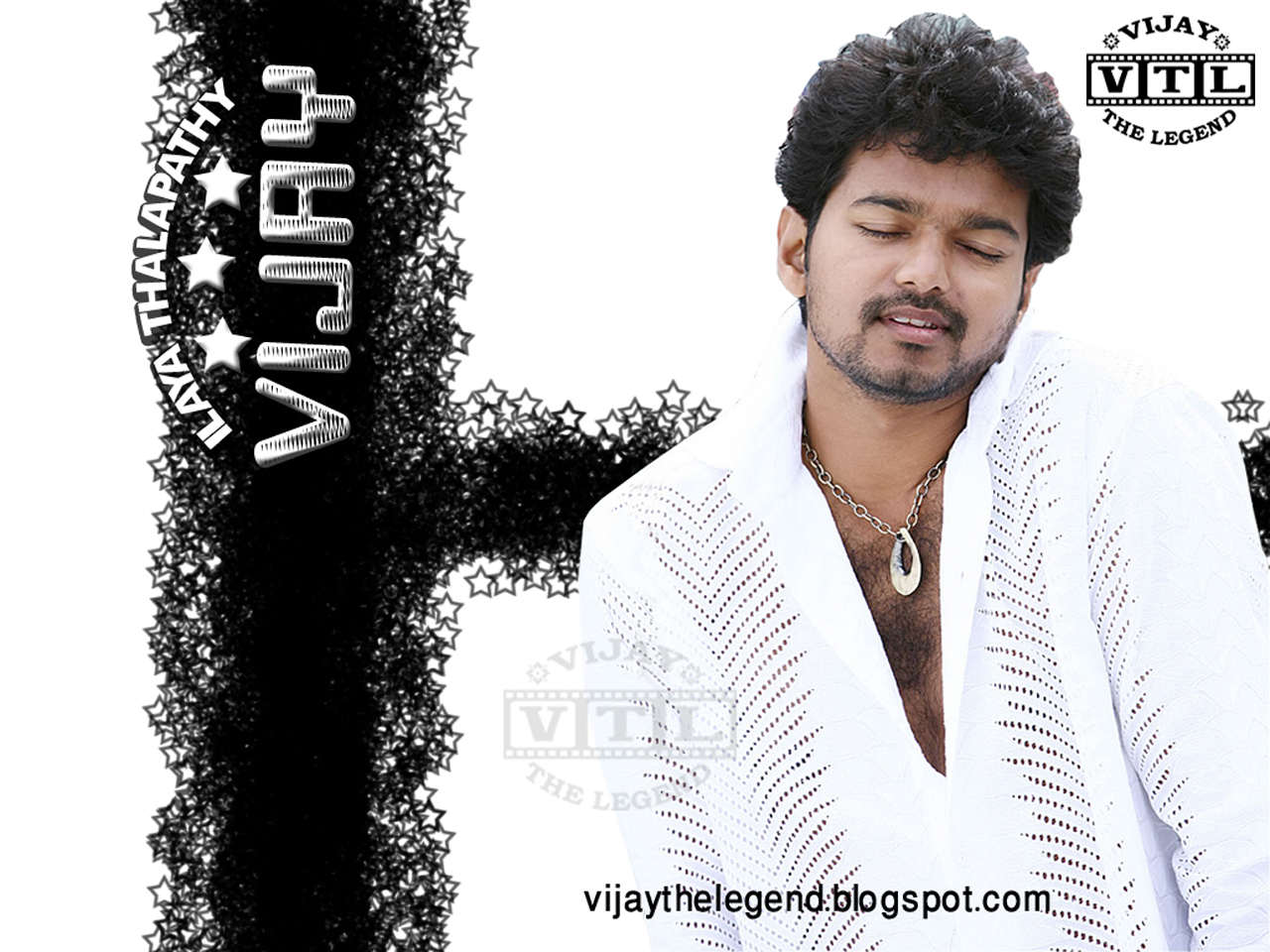 vijay white wallpaper