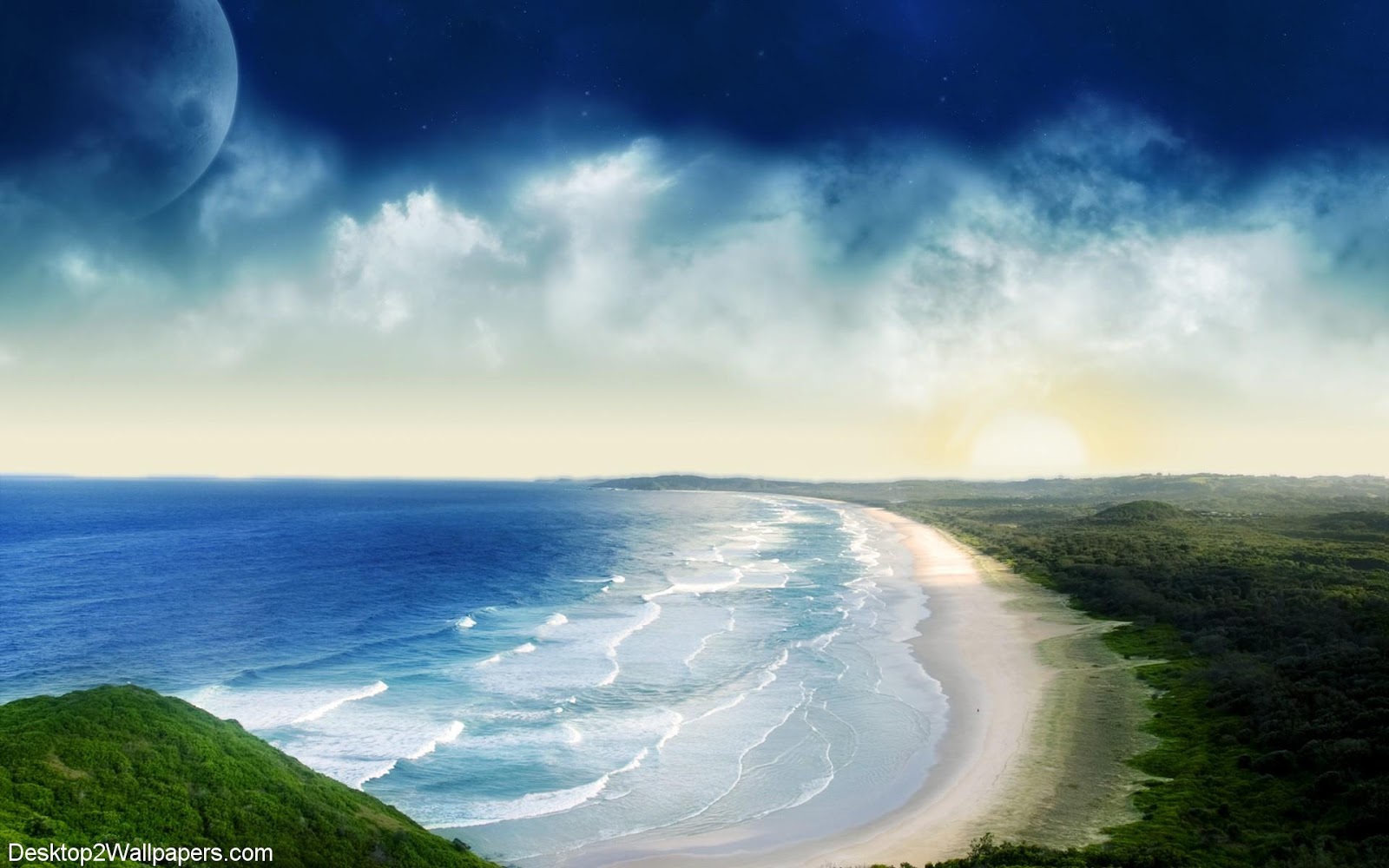 sea beach sand wallpaper 20