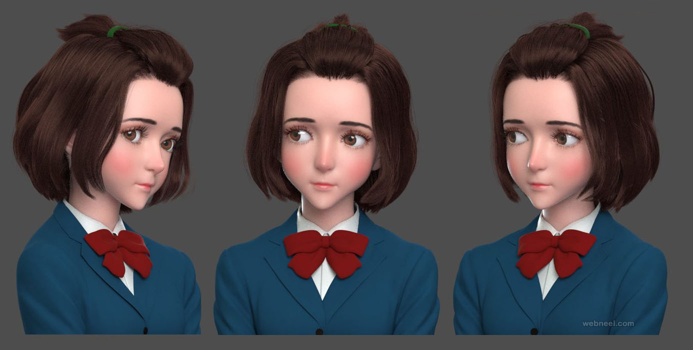 3d character design by shengluo
