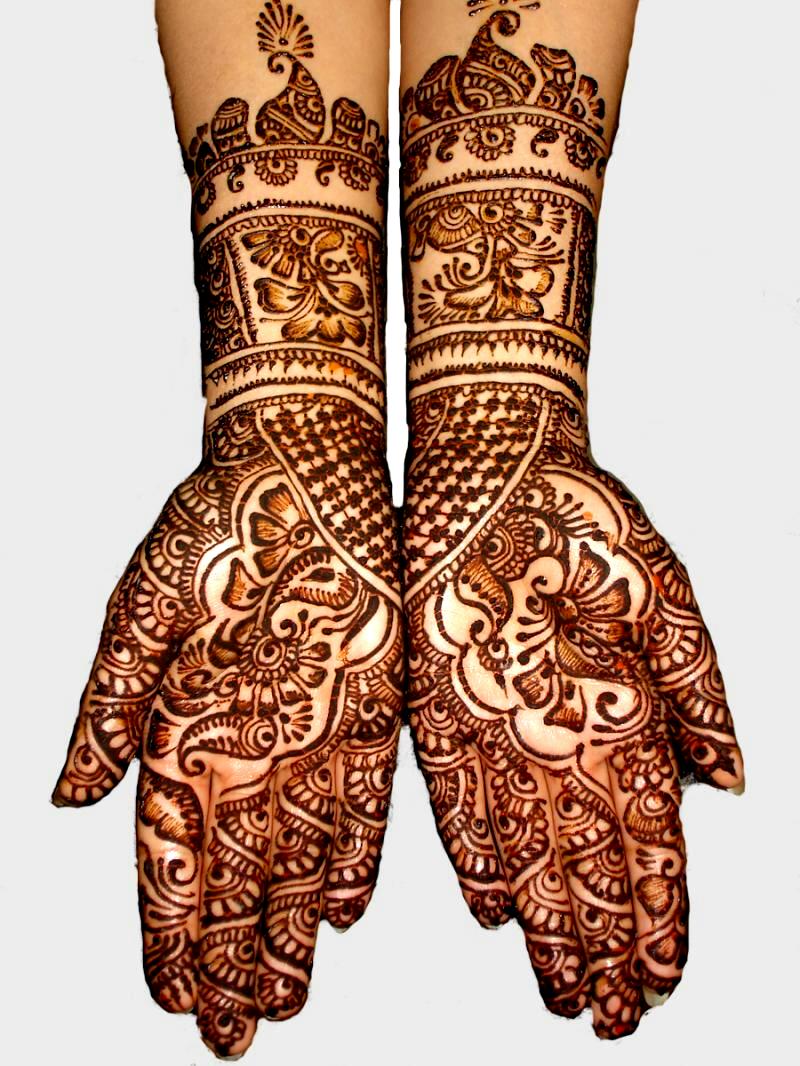 mehndi designs red