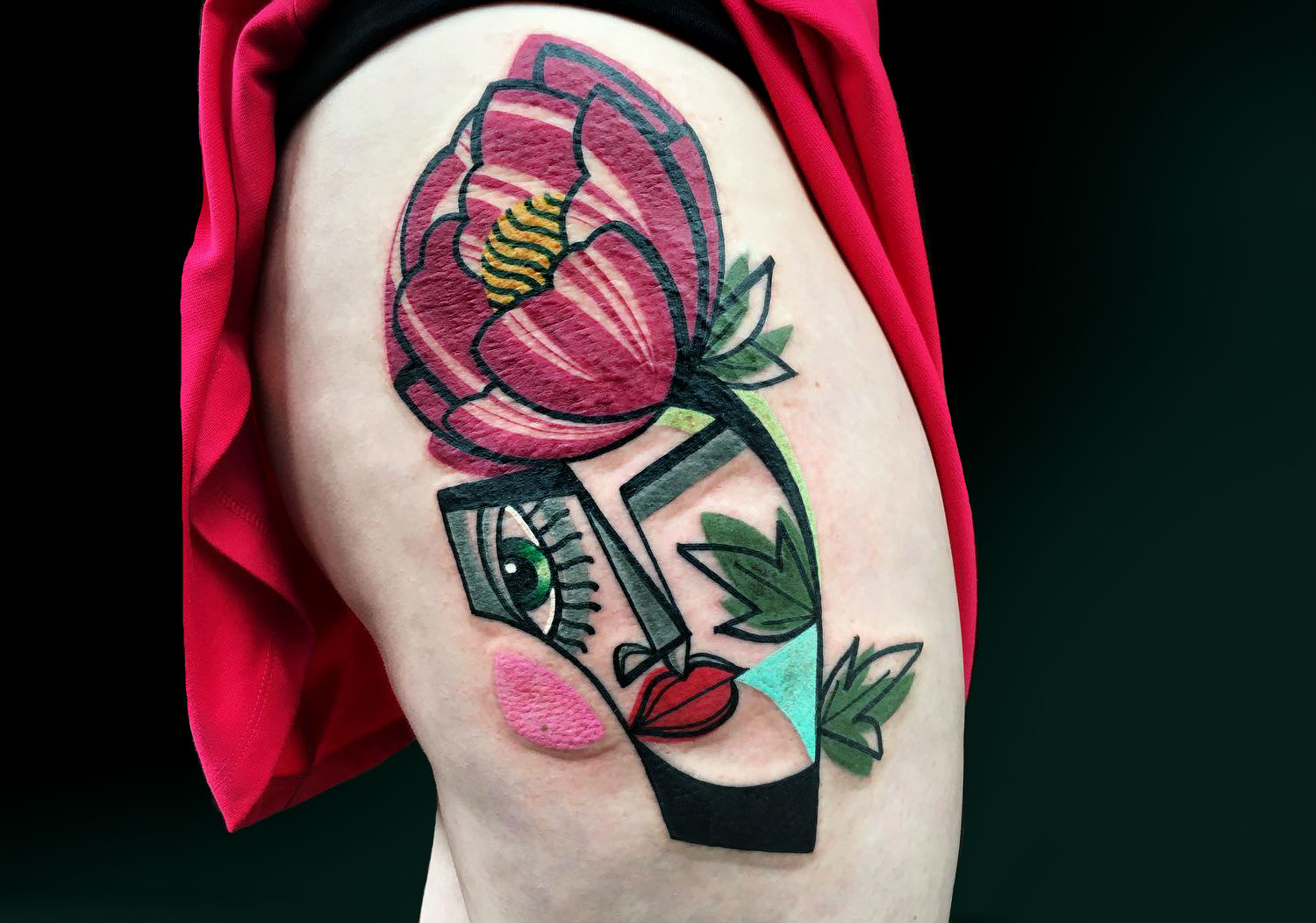 picasso cubism tattoo art by mike boyd