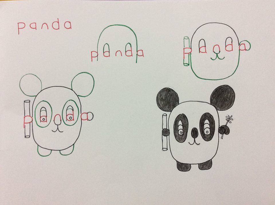 panda wordtoon by archidesiign