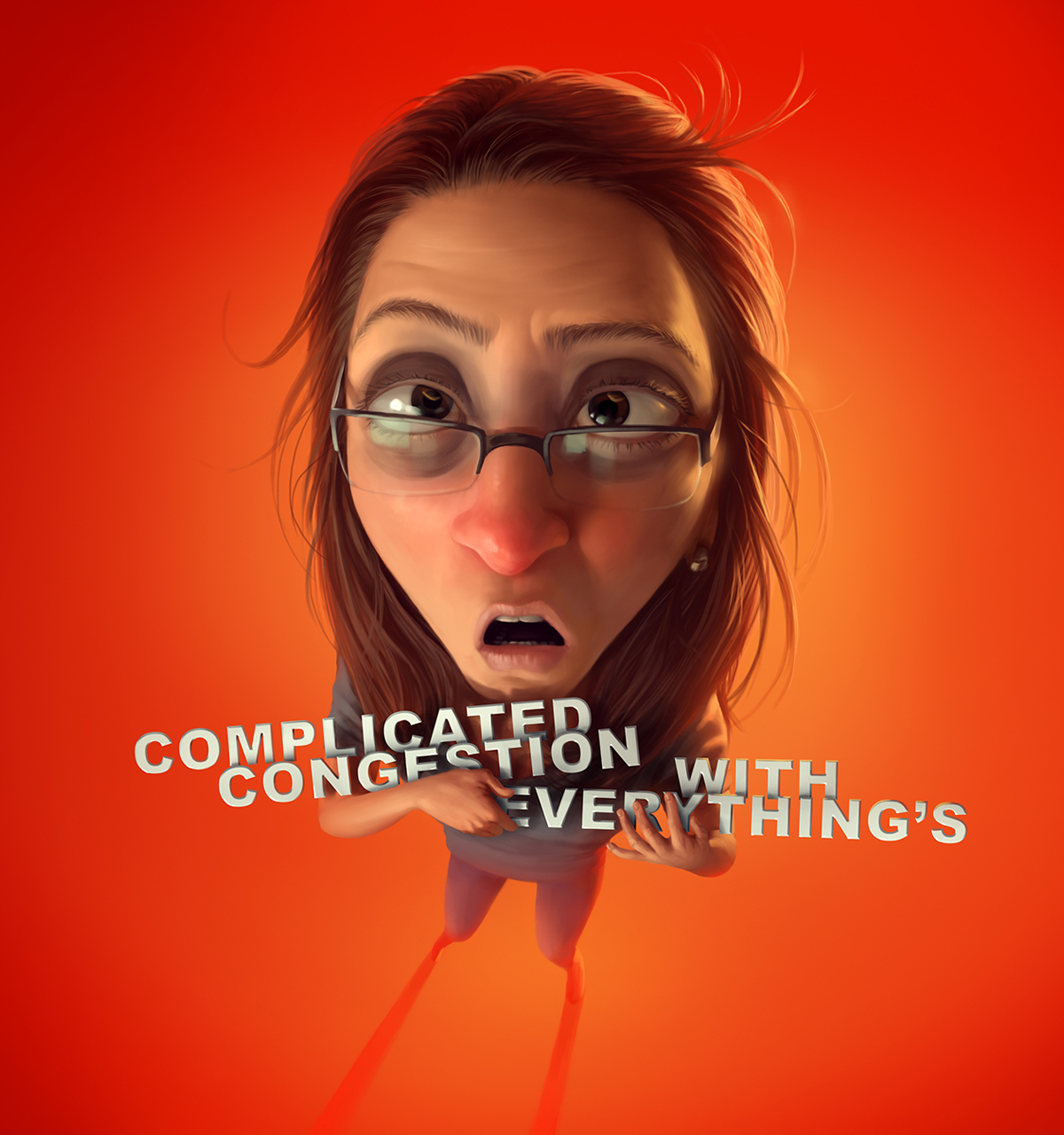 sinus digital art illustration by tiago hoisel